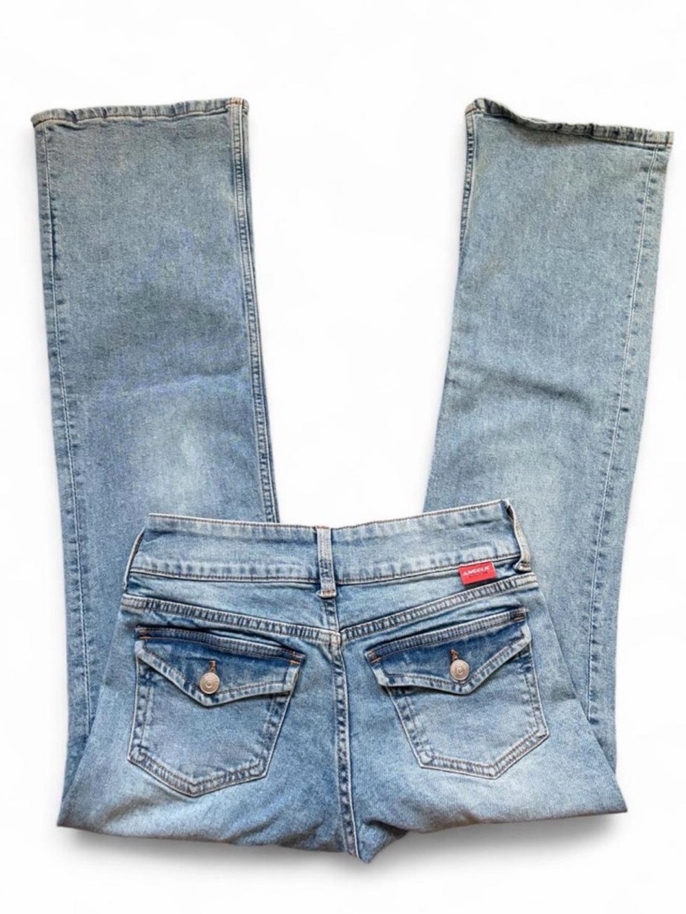 Light Blue Low Rise Jeans - Picture 2 of 7